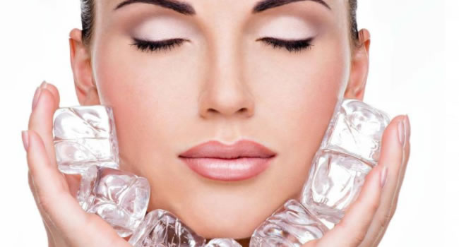 El nuevo tratamiento facial con hielo